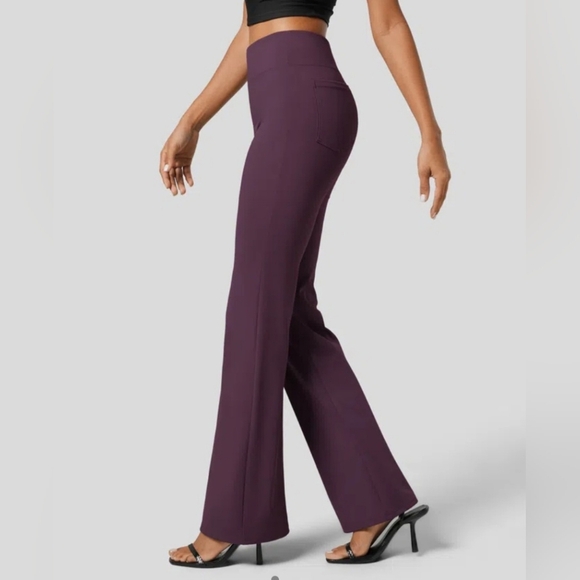 HALARA Flex Flare Pants in Night Purple- Great Fit & Look - Picture 3 of 11
